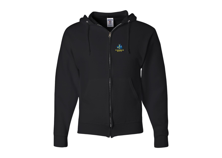 Men's UMKC Kangaroos JERZEES NuBlend Full-Zip Hooded Sweatshirt