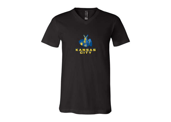UMKC Kangaroos Bella Canvas - Jersey V-Neck T-Shirt