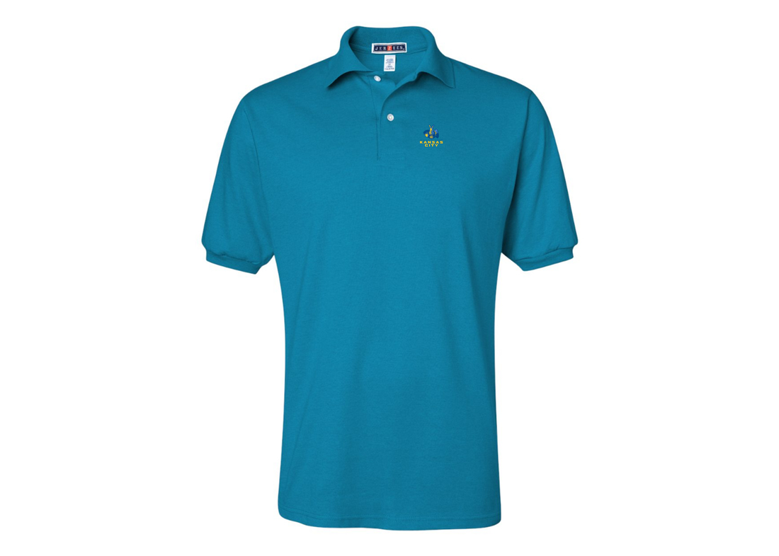 Men's UMKC Kangaroos JERZEES  SpotShield polo