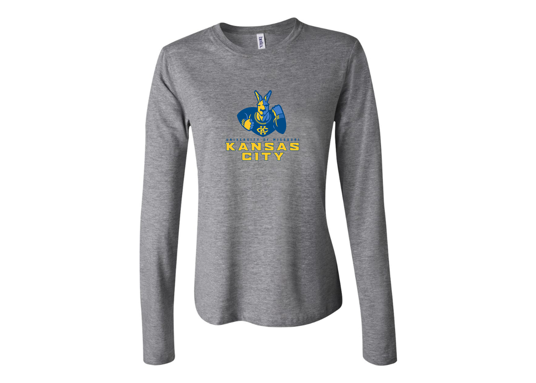 BELLA CANVAS Women’s UMKC Kangaroos Jersey Long Sleeve Tee