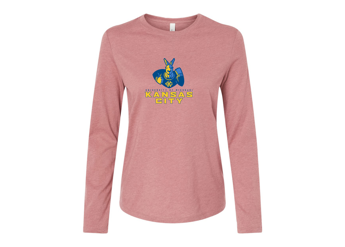 BELLA CANVAS Women’s UMKC Kangaroos Jersey Long Sleeve Tee