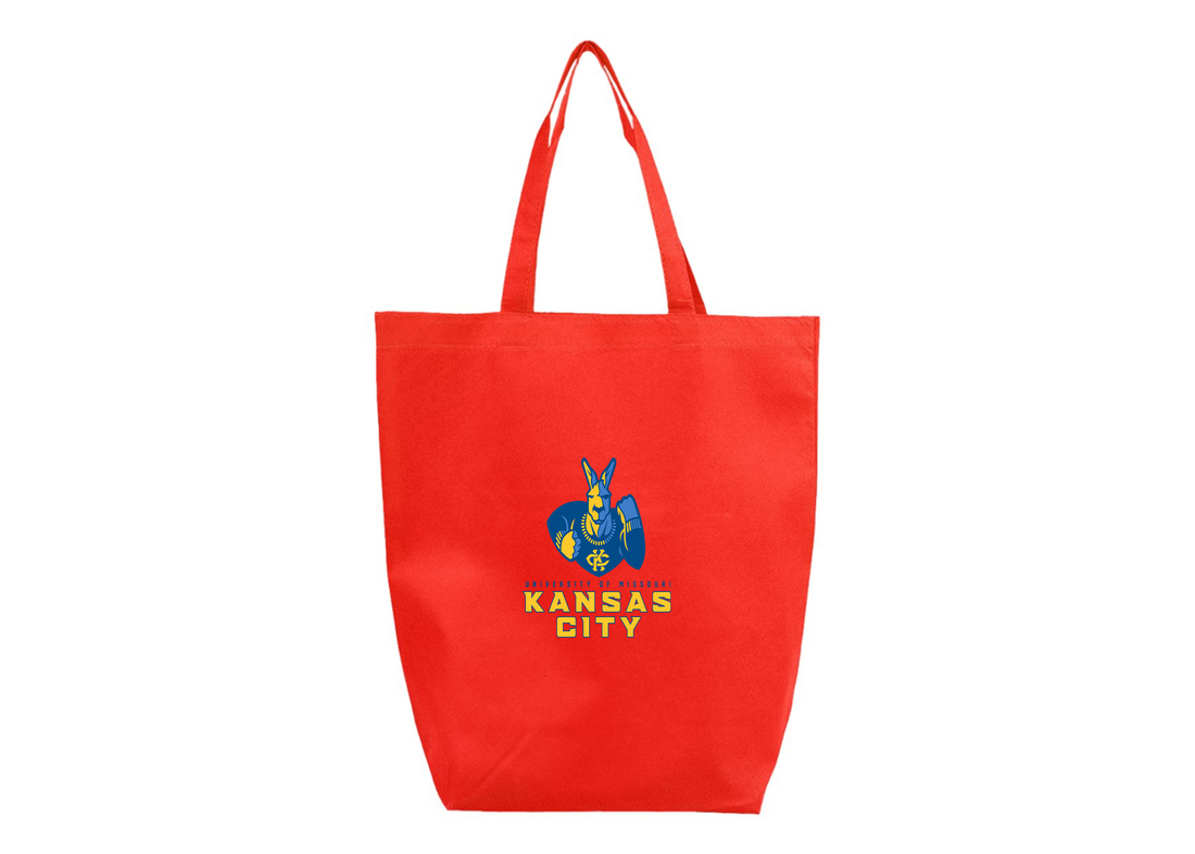 UMKC Kangaroos Q-Tees Non-Woven Gusset Bottom Tote