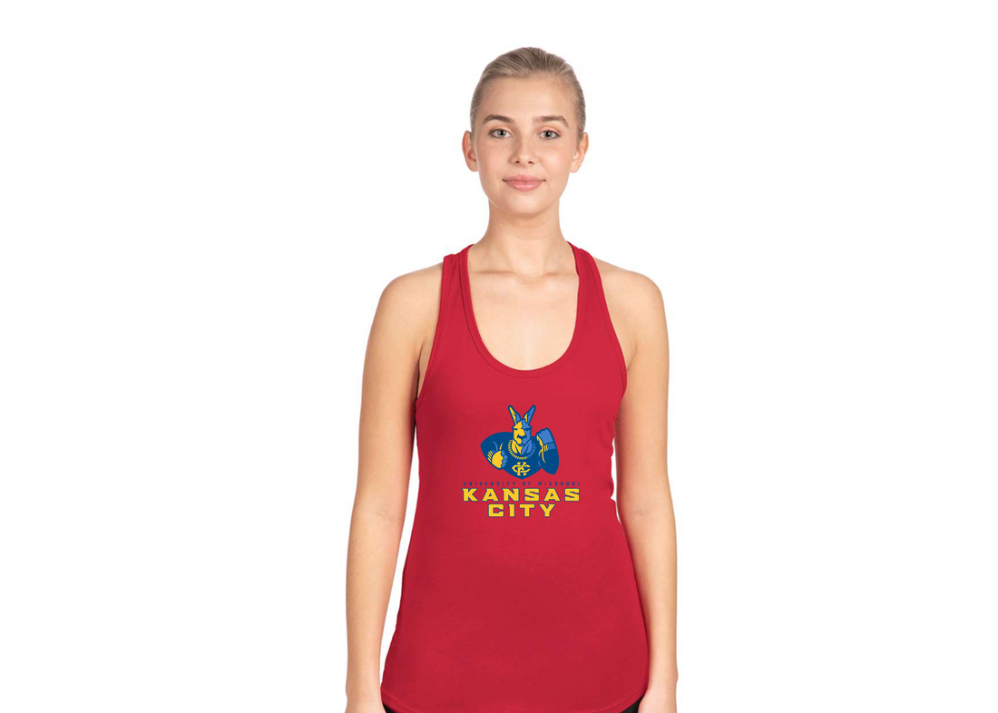 Women's UMKC Kangaroos Next Level Ideal Racerback Tank