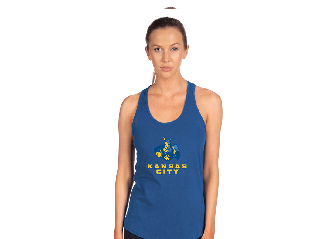 Women's UMKC Kangaroos Next Level Ideal Racerback Tank